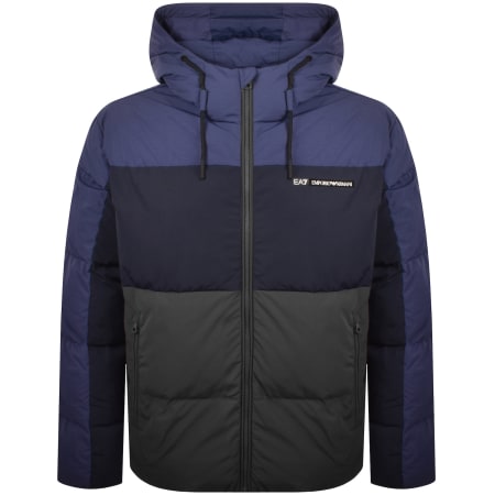 EA7 Emporio Armani Jacket Blue | Mainline Menswear us